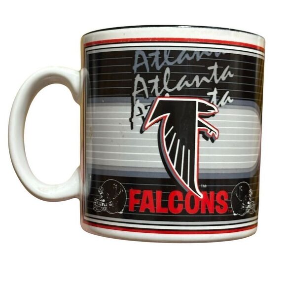 1993 Deion Sanders Atlanta Falcons NFL Collector's Mug Vintage - Picture 3 of 6